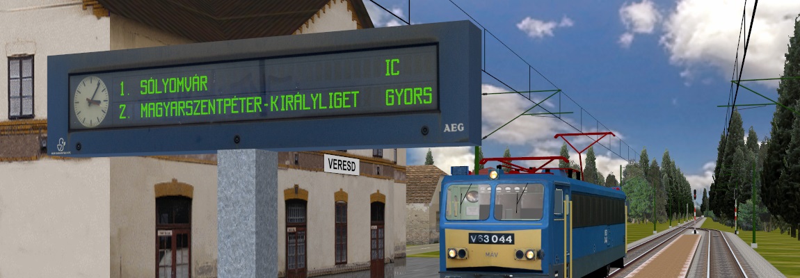 AEG állomási utastájékoztató kijelző csomag a Magyar Objektumtárban